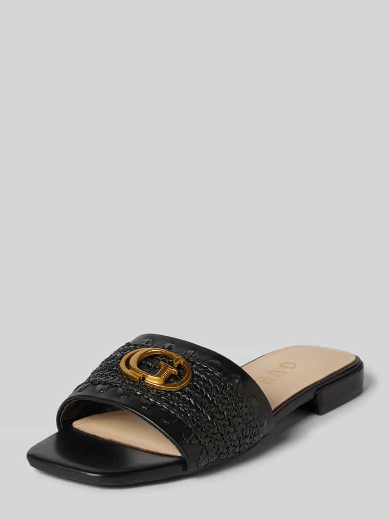 Guess Slippers met labeldetail, model 'TAMARRA'