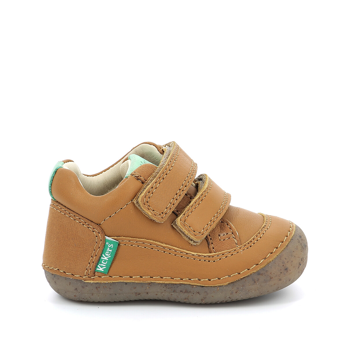 Kickers Leren sneakers met klittenband, Sostankro