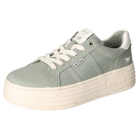 Mustang Shoes Sneakers met plateausool, vrijetijdsschoen, halfhoge schoen, veterschoen