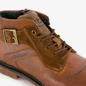 Bugatti leren heren veterschoenen cognac