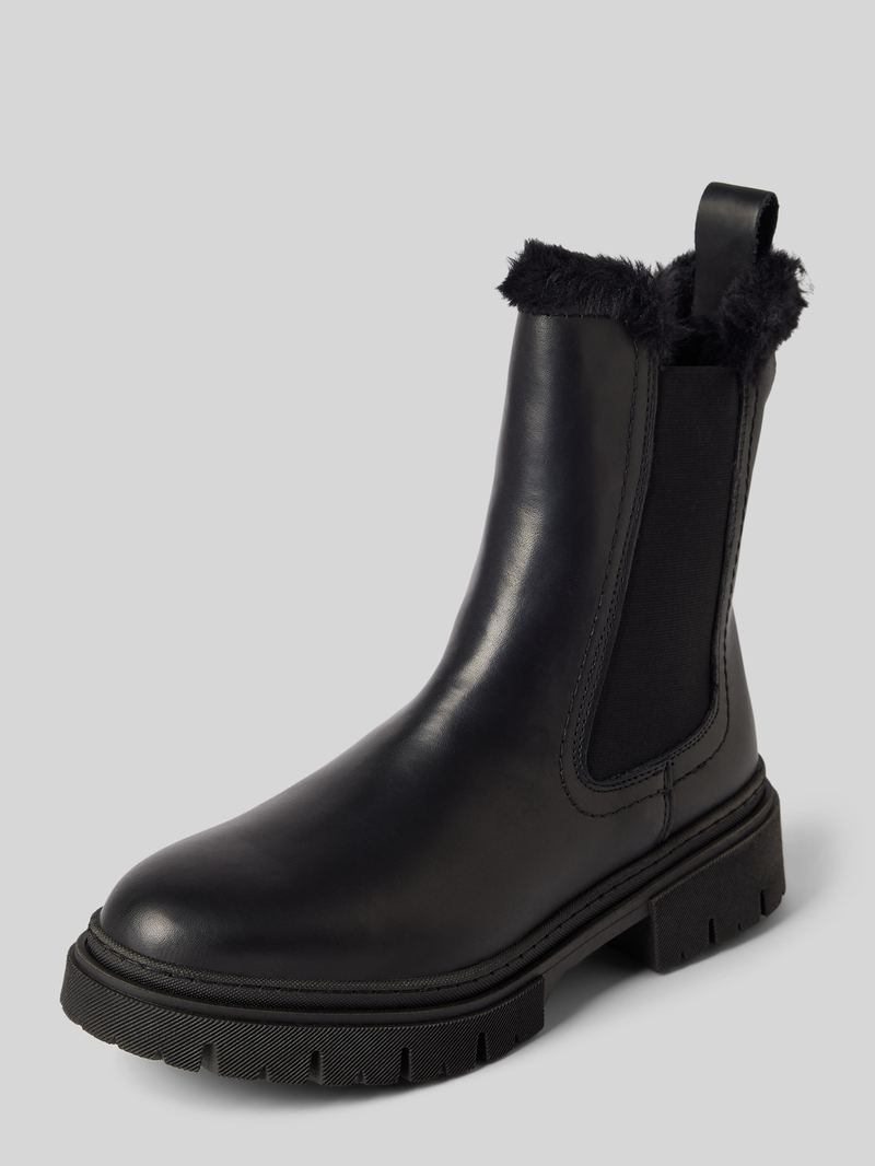 Tamaris Chelsea boots met imitatiebont