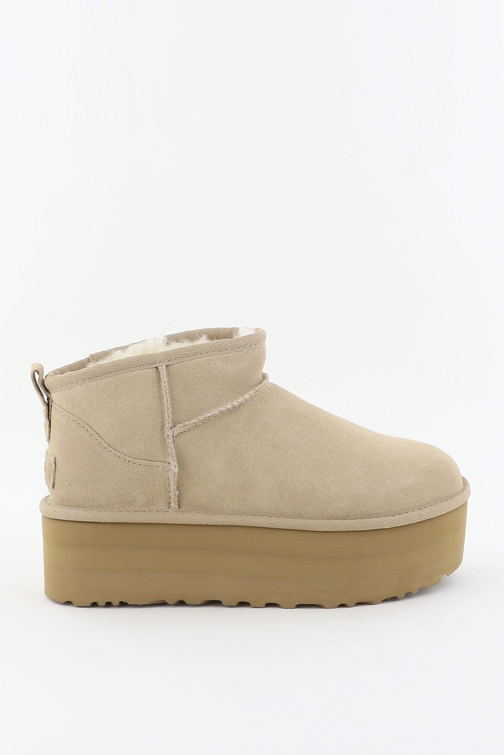 UGG enkellaarsjes Classic Ultra Mini Platform 1135092 sand