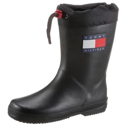 Tommy Hilfiger Regenlaarzen Regenlaarzen, modder-schoen, regenschijn met tunnelkoord