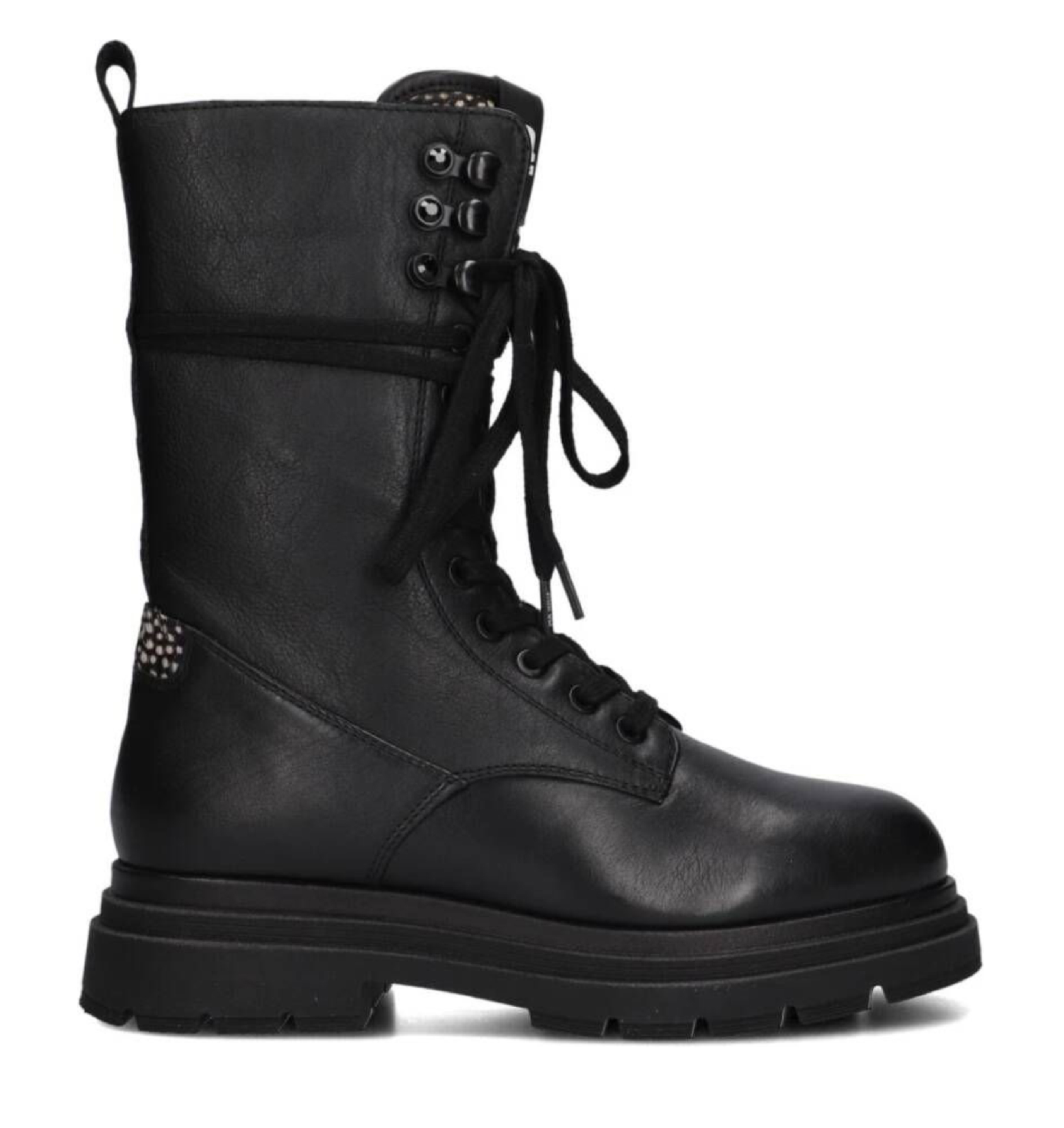 Maruti  Remy leren veterboots zwart Zwart Leer Veterboots Dames