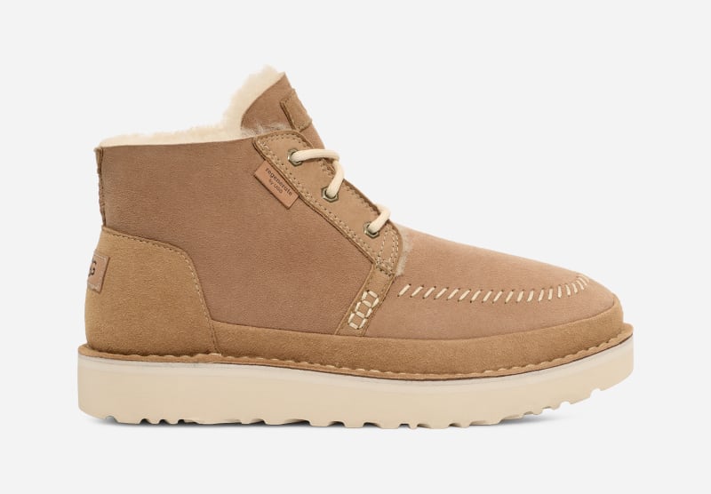 Ugg Neumel Crafted Regenerate-laars in Beige  Wol