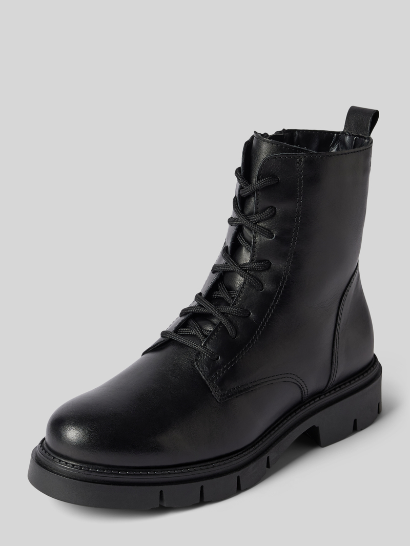 Tamaris Veterboots van leer met siernaden