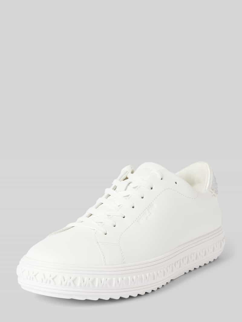 MICHAEL Michael Kors Leren sneakers met siersteentjes, model 'Grove Lace Up'