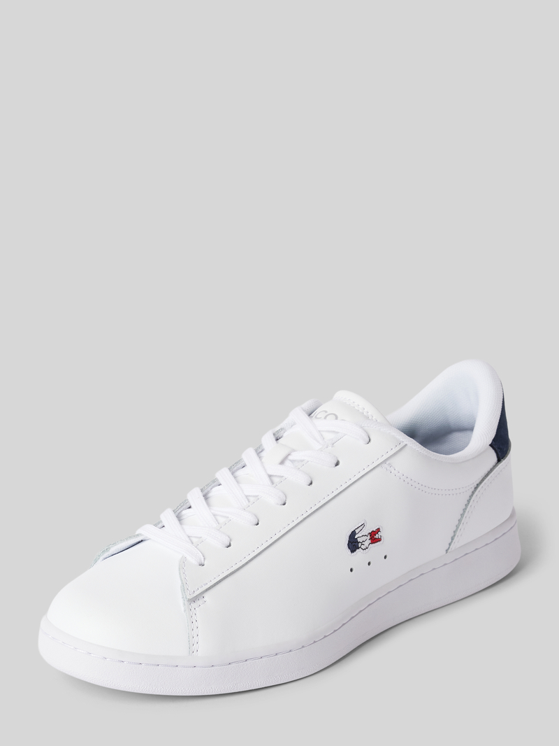 Lacoste Leren sneakers met logostitching, model 'CARNABY'