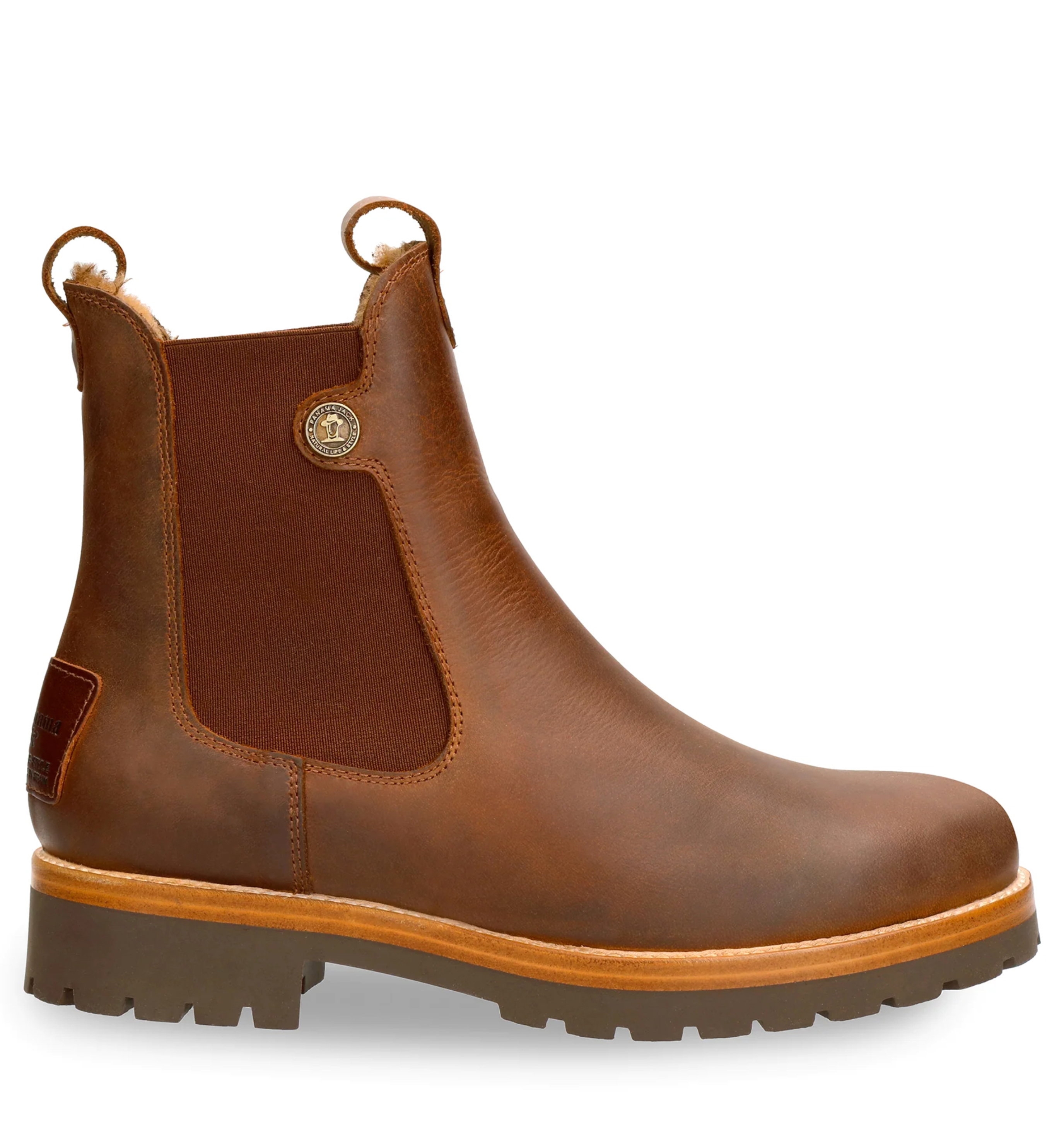 PANAMA JACK  leren chelsea boots bruin Bruin Leer Chelsea boots Dames