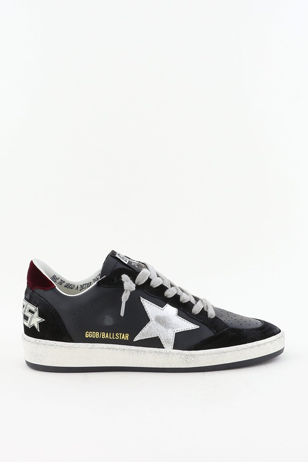 Golden Goose sneakers Ballstar met iconische ster logo zwart