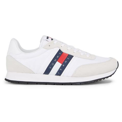 TOMMY JEANS Sneakers TJM RUNNER CASUAL ESS vrijetijdsschoen, halfschoen, veterschoen met zijlogo-vlag