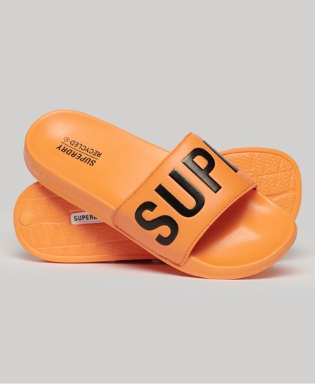 Superdry Mannen Core Badslippers Oranje