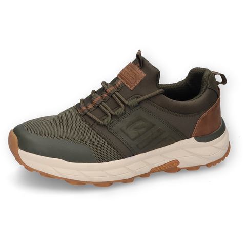 Camel active Sneakers in knitwear-look, vrijetijdsschoen, halfschoen, veterschoen