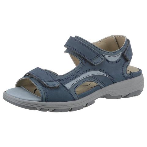 Waldläufer Sandalen summer shoe, outdoor shoe, wedge heel, in trekking look, h-width