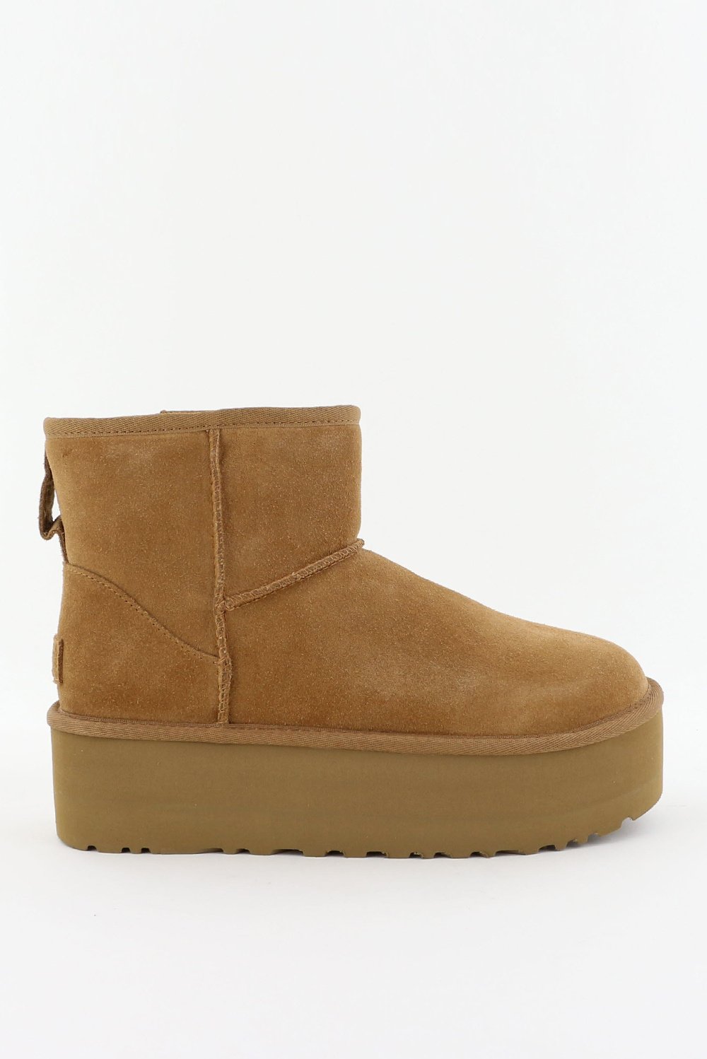 UGG enkellaarsjes Classic Mini Platform chesnut