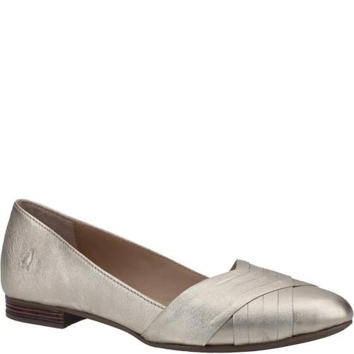 Hush Puppies dames/dames MARLEY metallic leren balletschoenen