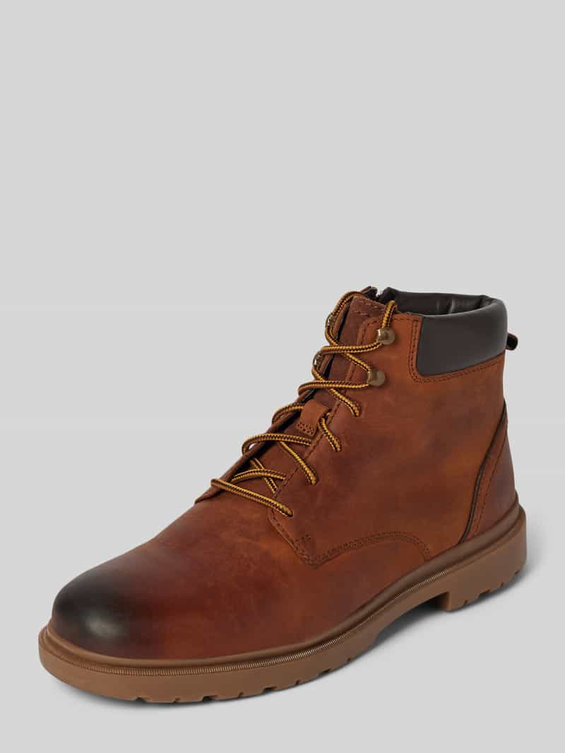 Geox Leren boots met treklus, model 'ANDALO'