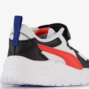 Puma Trinity Lite AC kinder sneakers wit rood