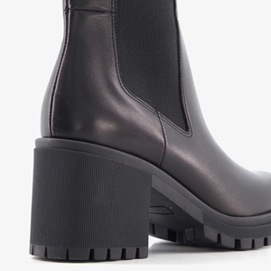 Harper leren dames boots zwart