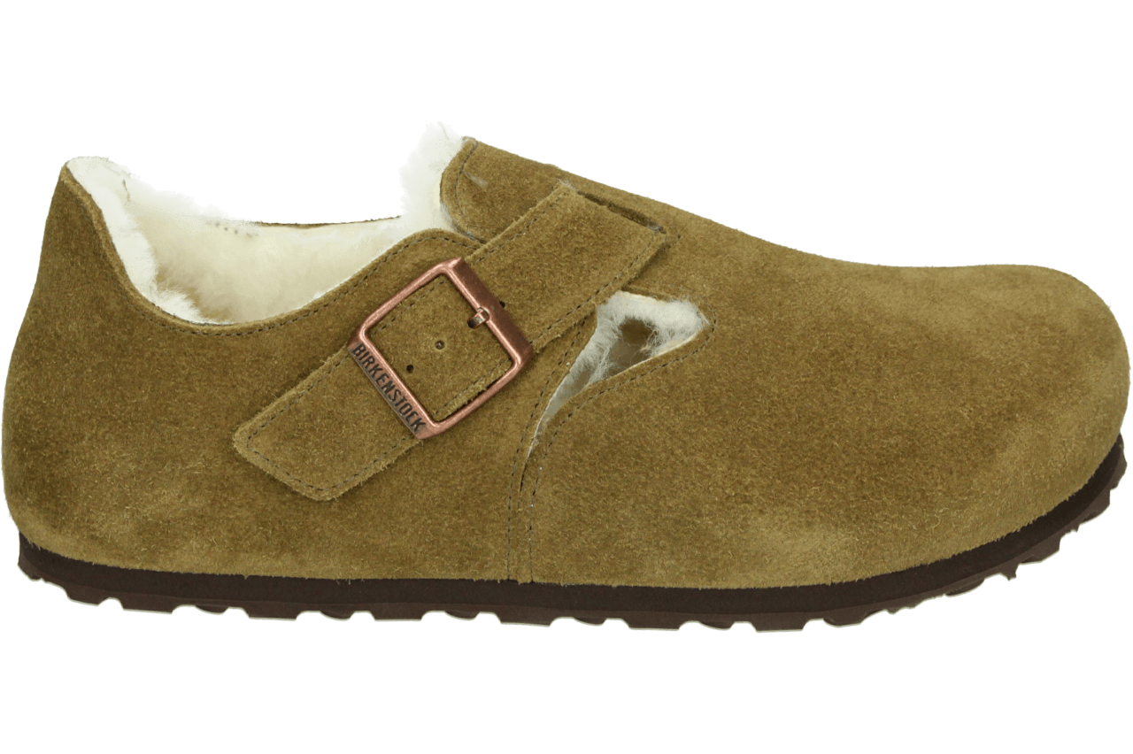 Birkenstock LONDON SHEARLING SUEDE LEATHER