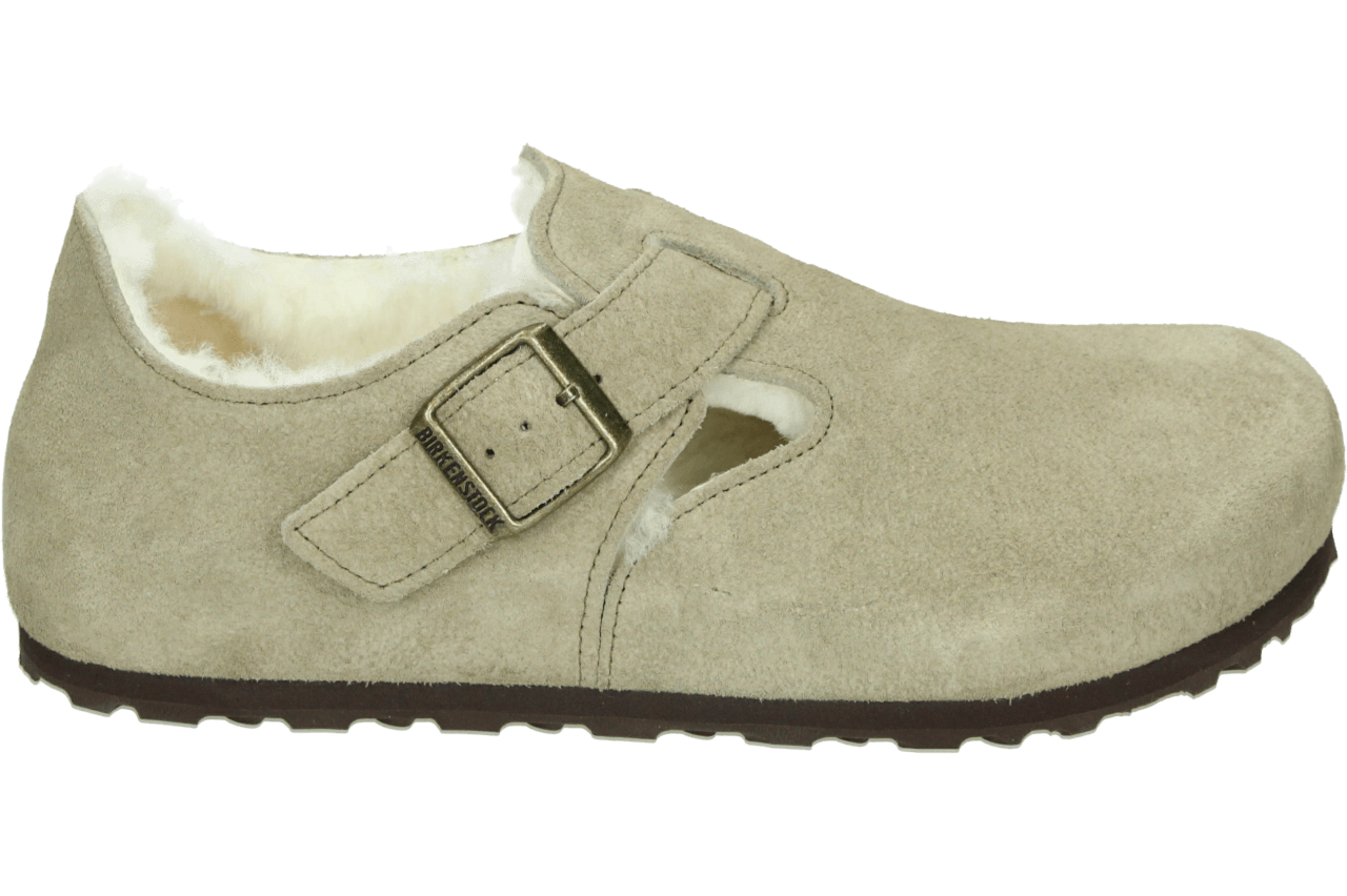 Birkenstock LONDON SHEARLING SUEDE LEATHER