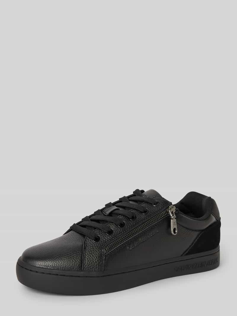 Calvin Klein Jeans Leren sneakers met ritssluiting, model 'CLASSIC CUPSOLE'