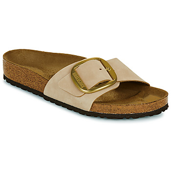 Birkenstock Slippers  Madrid Big Buckle LENB Sandcastle