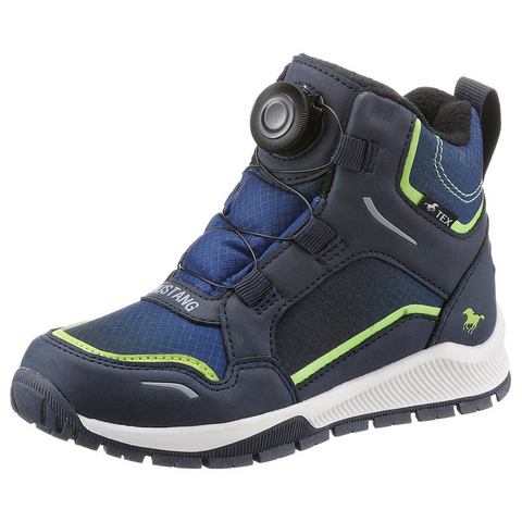 Mustang Shoes Winterlaarzen winter enkellaarsjes, snowboots met boa-snel sluiting en tex