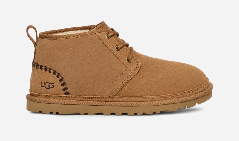 Ugg Neumel Deco-laars van suède in Brown  Leder