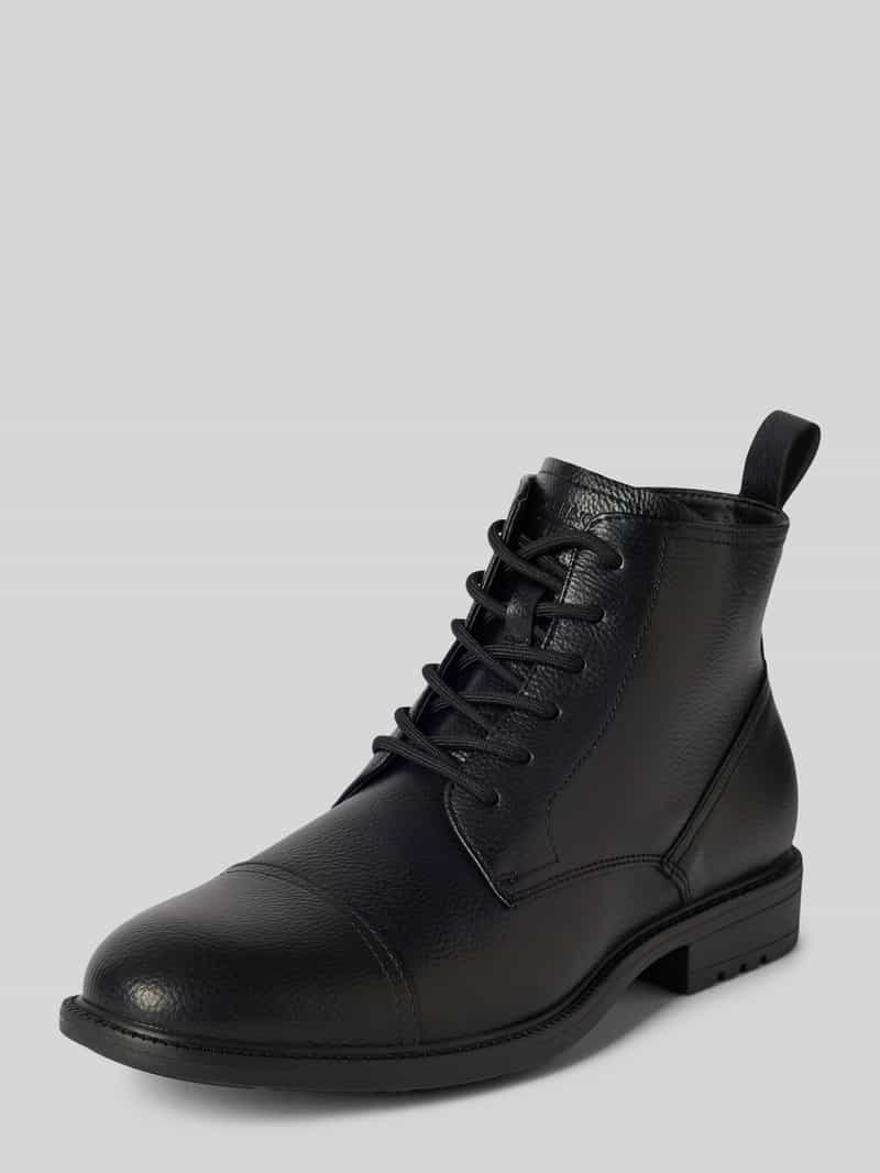 Jack & jones Veterboots met label in reliëf, model 'BARBICAN'