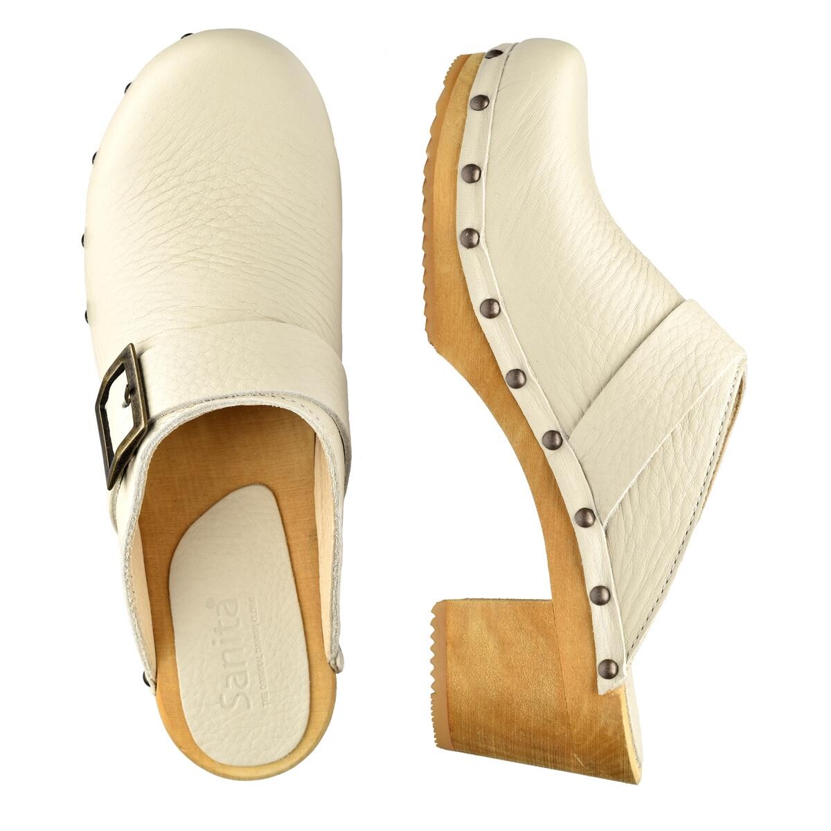 Sanita Lise Clogs White