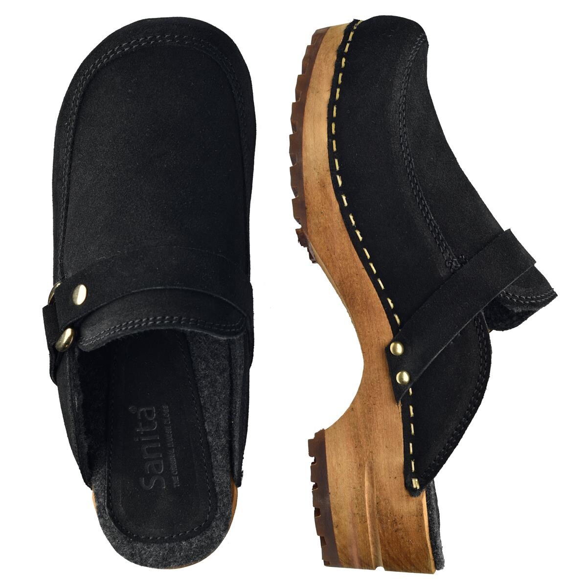 Sanita Lissy Clogs Black