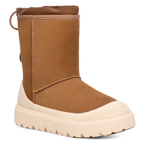 UGG Winterlaarzen M CLASSIC SHORT WEATHER HYBRID instaplaars met duurzame schuimrubberen galos