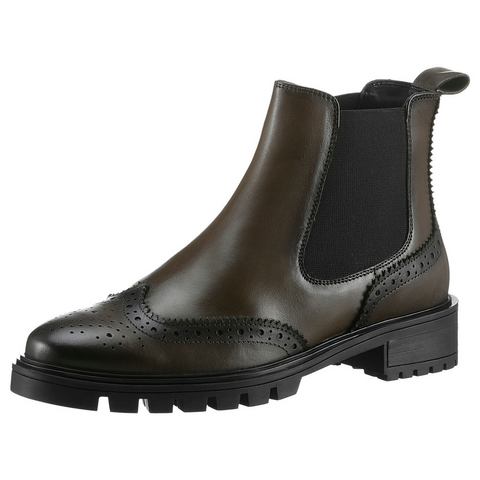 Ara Chelsea Boots Damen grün