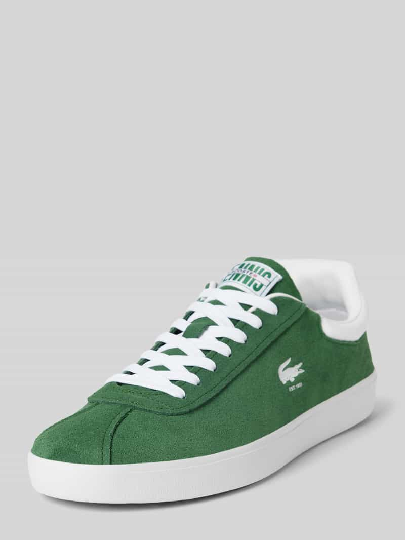 Lacoste Sneakers met labeldetails, model 'BASESHOT'