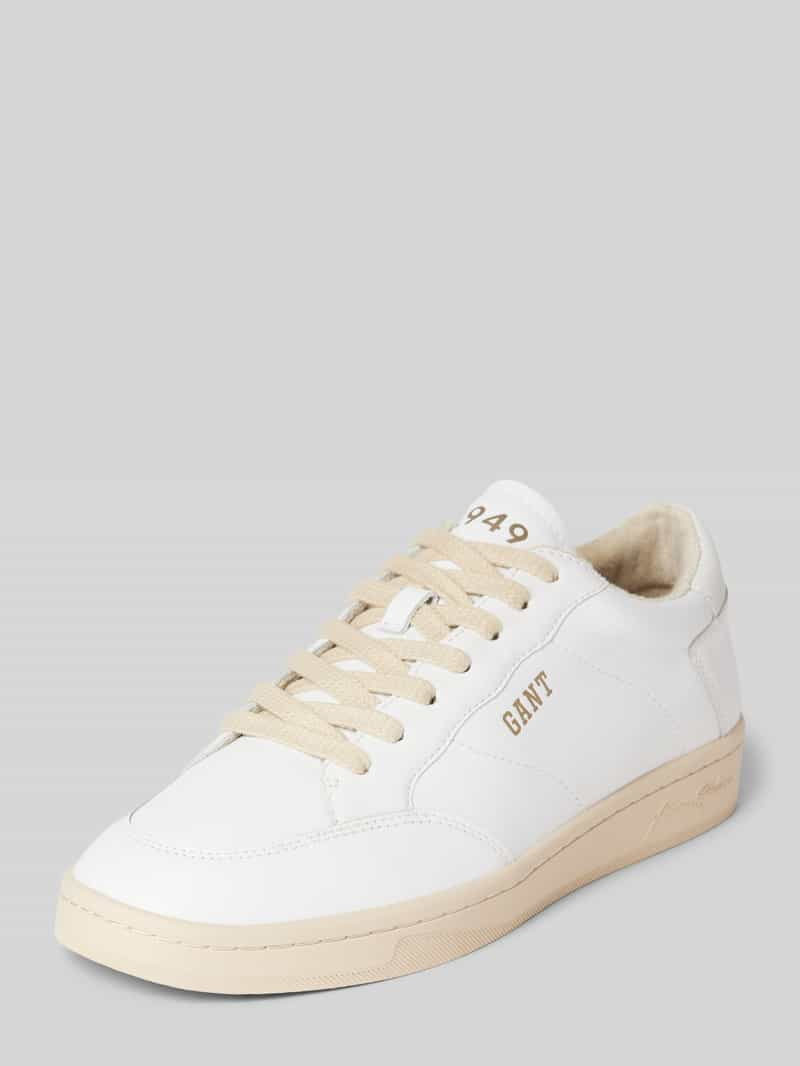 Gant Sneakers van leer met vetersluiting