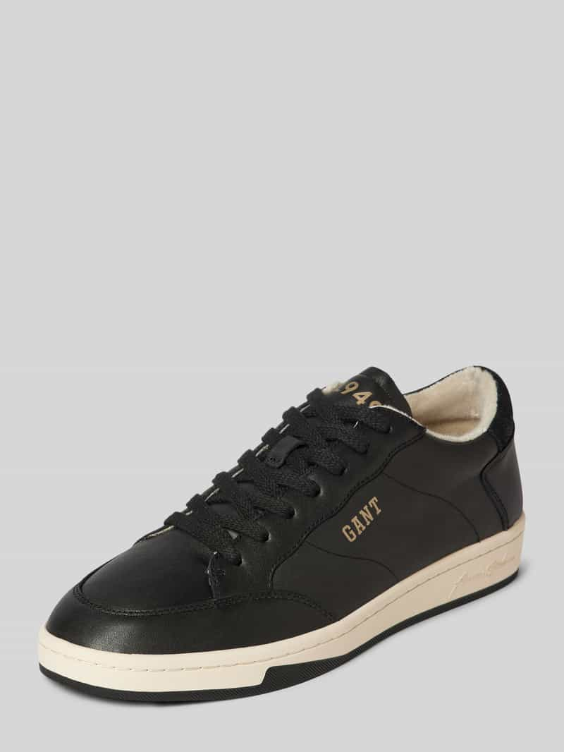 Gant Sneakers van leer met vetersluiting