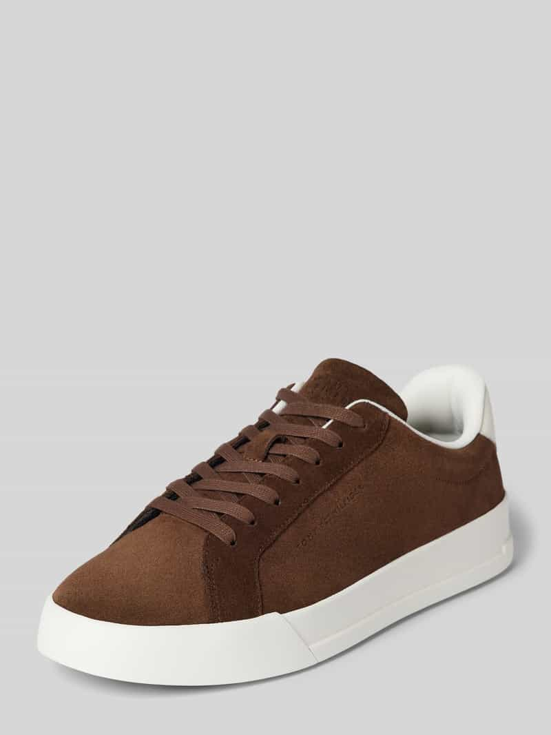 Tommy Hilfiger Sneakers van leer met labeldetails, model 'COURT BETTER'