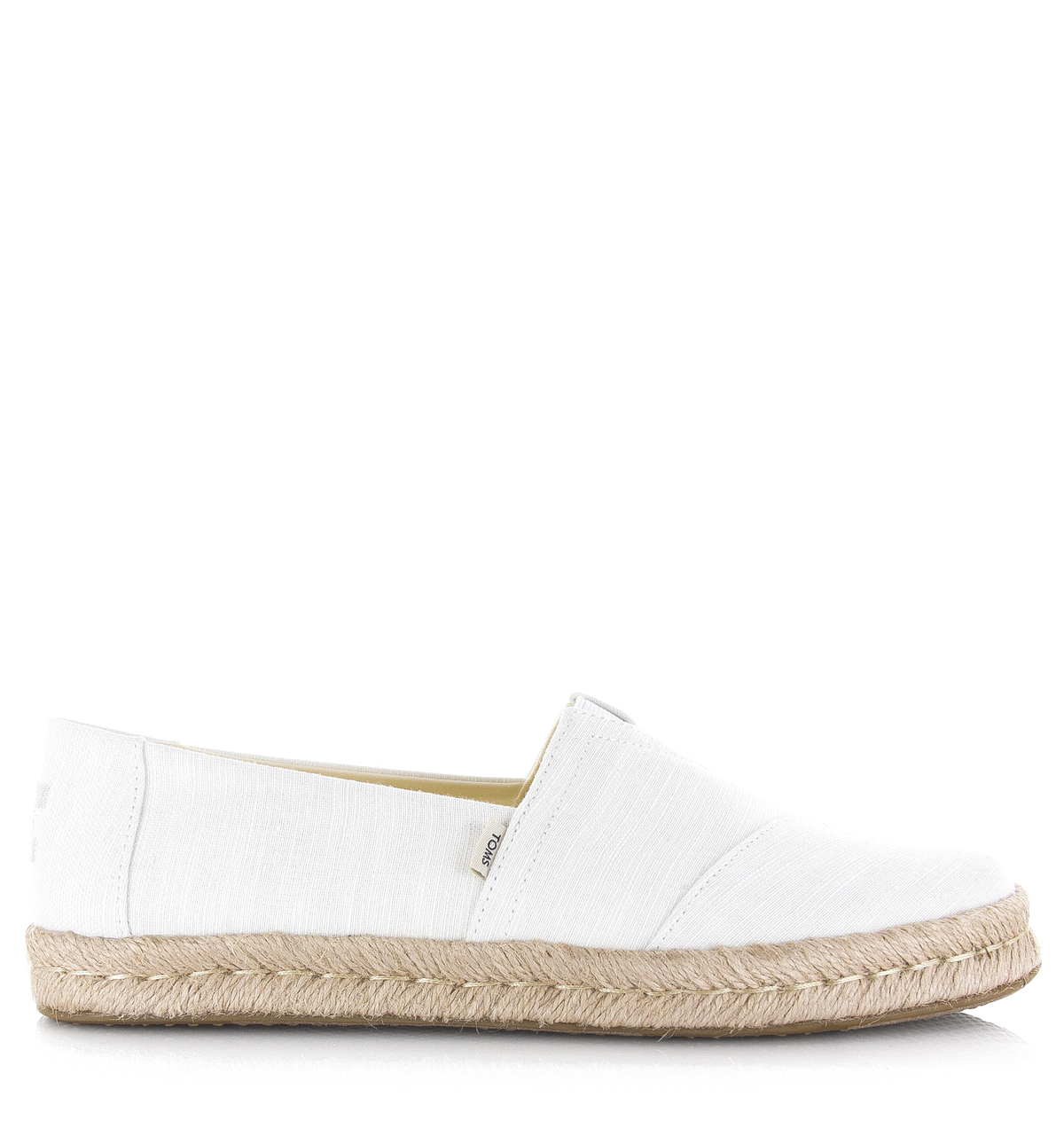 TOMS  Alpargata Rope 2.0 | White Wit Katoen Espadrilles Dames