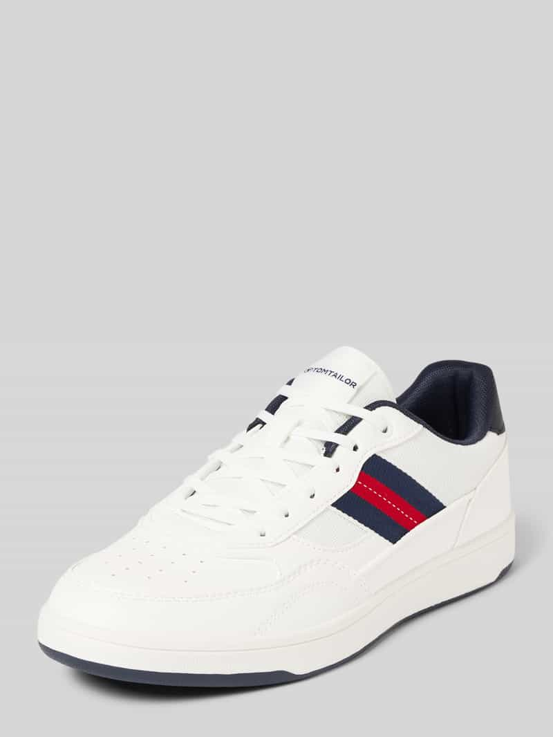 Tom Tailor Sneakers met contraststrepen, model 'Basket Stripe'