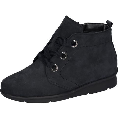 Waldläufer Hoge veterschoenen K-INGA ankle boot, comfortable shoe in comfort width k = extra wide