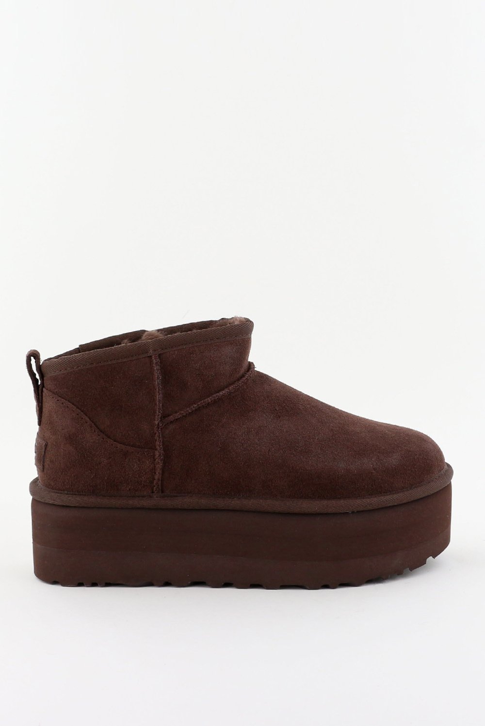 UGG enkellaarsjes Classic Ultra Mini Platform burnt cedar