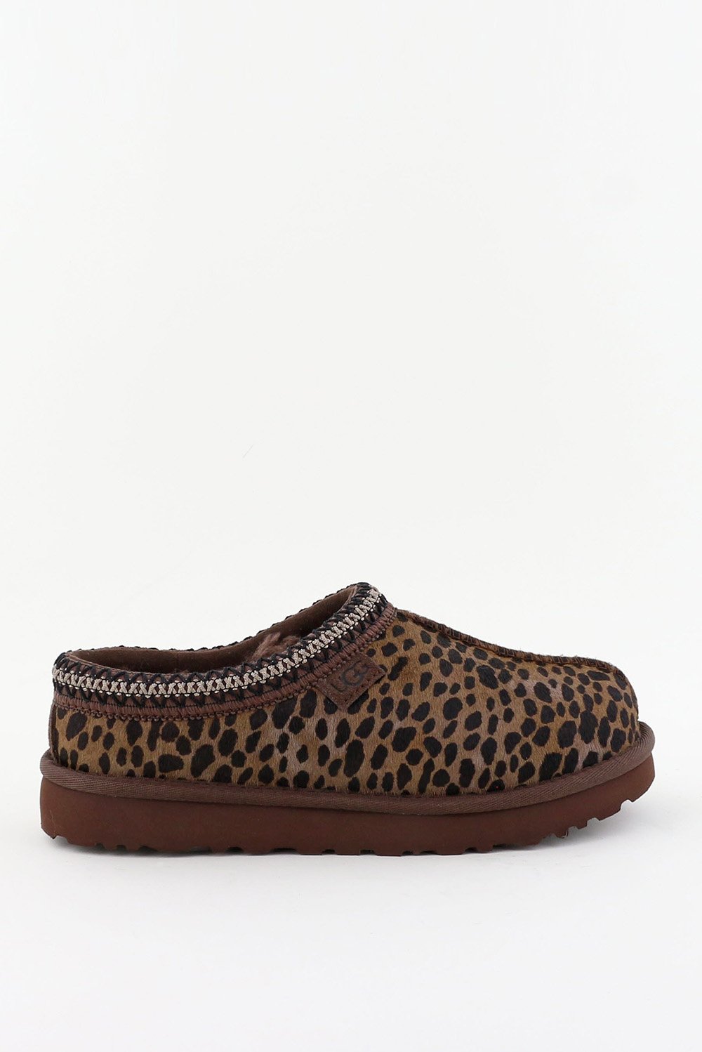 UGG sloffen Tasman Caspian met dierenprint burnt cedar