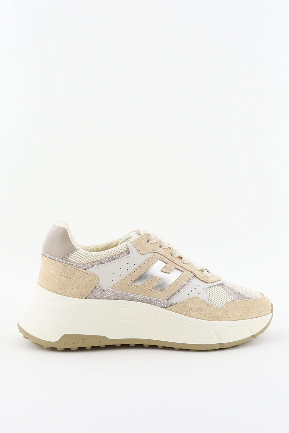 Hogan combi mesh sneakers H669 HXW6690FK70U4C0ZBG beige