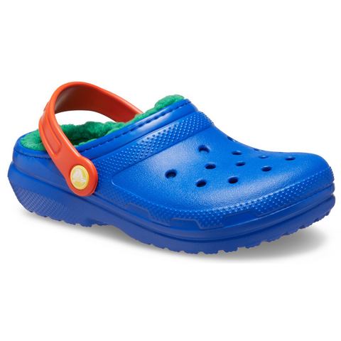 Crocs Pantoffels Classic Lined Clog K winterlaars, pantoffel, huisschoen met kantelbare hielriem