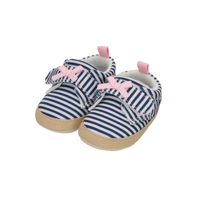 Sterntaler Babyschoen strepen blauw