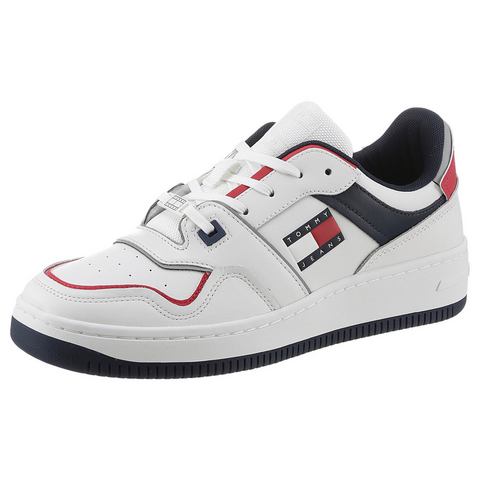 TOMMY JEANS Sneakers met sleehak TJM RETRO BASKET CUPSOLE