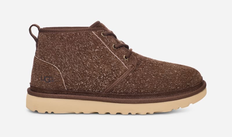 Ugg Neumel Shaggy Suede-laars in Brown  Leder