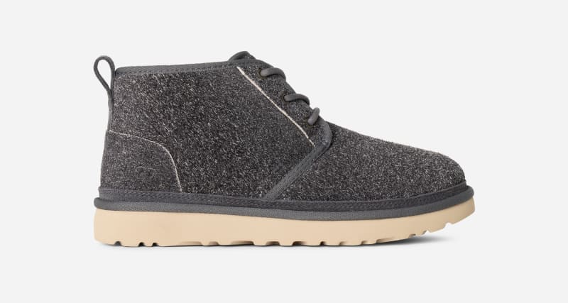 Ugg Neumel Shaggy Suede-laars in Grey  Leder