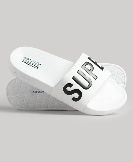 Superdry Male Code Core Badslippers Wit